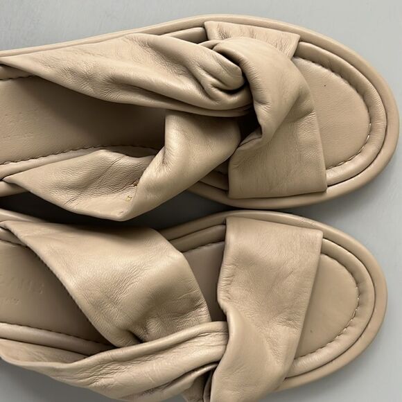 Everlane The Day Twist Sandal in Warm Khaki Size 6.5 - Picture 3 of 12